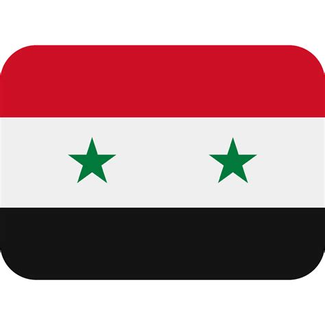 Syria flag emoji clipart. Free download transparent .PNG | Creazilla