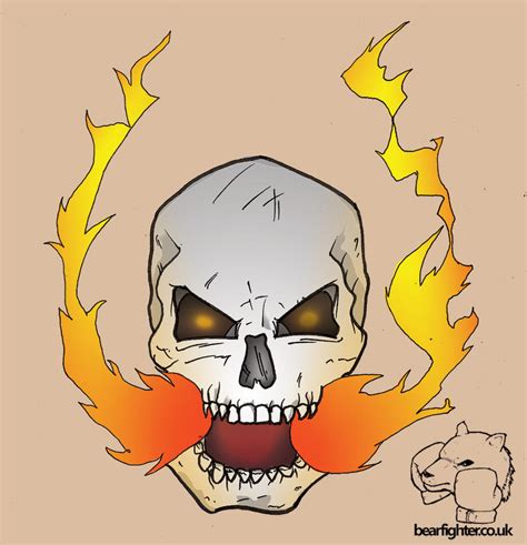 Skull Spits Fire by dayjohnson on DeviantArt