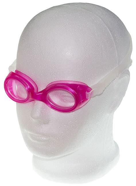 Kids Prescription Swim Goggles Lenses S7 Pink - Goggles n More