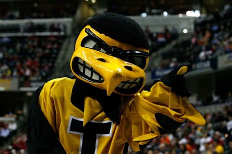 Video: Iowa Mascot Drilled By Errant Pass - The Spun