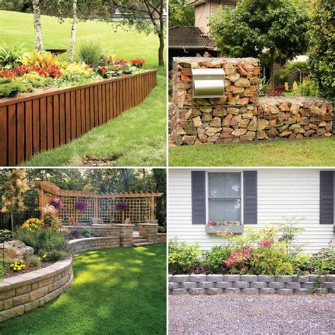 25 Practical Ideas to Build a DIY Retaining Wall - Blitsy