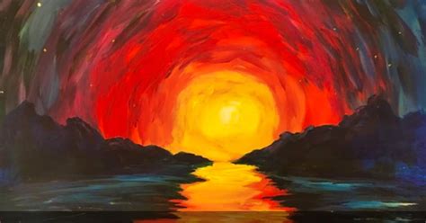 Finger Painting for Grown-Ups: Impressionist Sunset [Class in Denver] @ Landt Creative Space ...