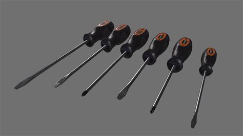 Screwdriver Set model - TurboSquid 2027268