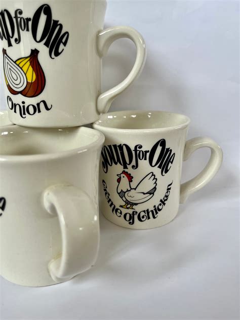 Set of Four Crown Lynn Soup Mugs – Antique Alley