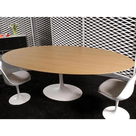 Mesa Tulip Saarinen Oval de Knoll original - Tienda online de Naharro mobiliario