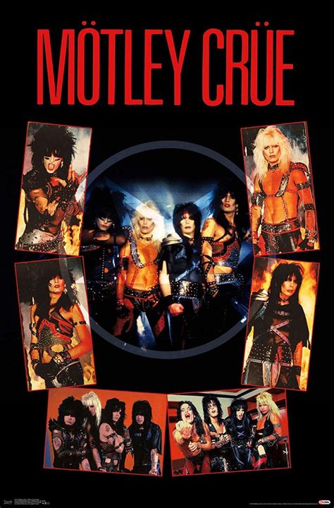 Poster Vintage - Motley Crue 1983 - Decor 30 Cm X 42 Cm | MercadoLivre