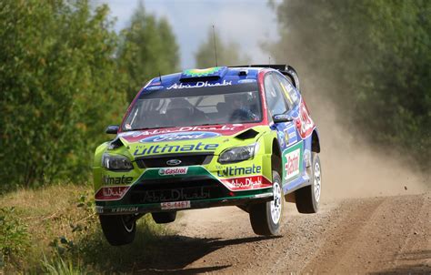 Wallpaper Ford, Speed, Race, Focus, WRC, Rally, The front, Flies, Jari ...