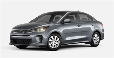 2020 Kia Rio Interior and Exterior Color Options