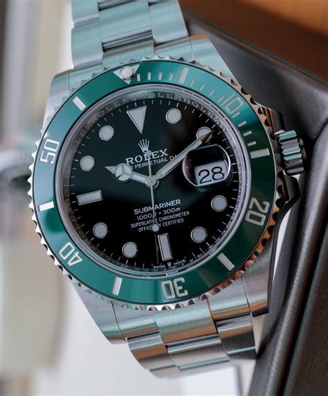 Rolex Submariner 126610LV Watch With Green Ceramic Bezel Debut ...