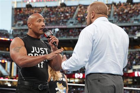 WWE discussing The Rock vs Triple H for Wrestlemania 32? Rock comments