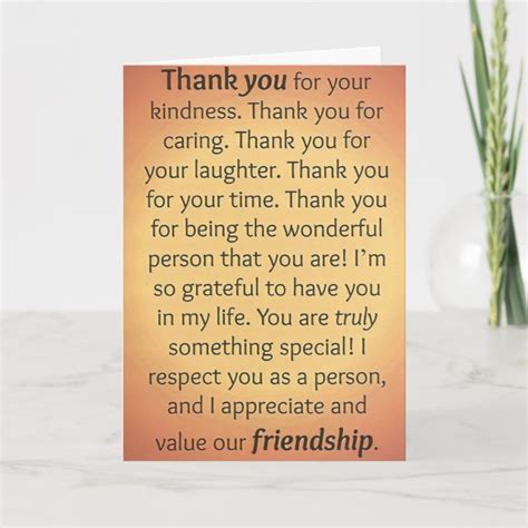 Friendship and Thank You Greetings | Zazzle | Thank you quotes for ...