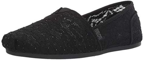 Skechers Bobs Bobs Plush-rhinestone And Lace Slip On Ballet Flat in ...