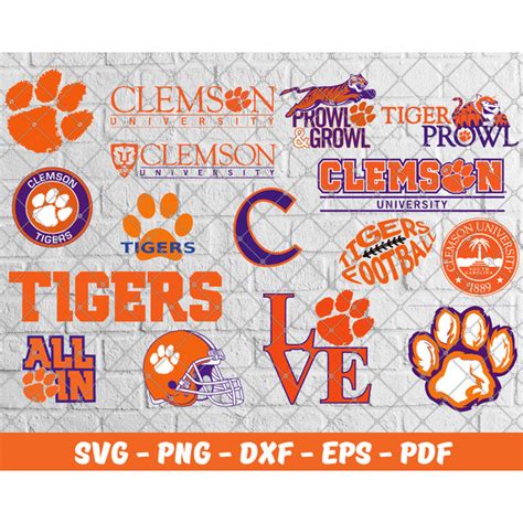 Clemson Tigers Bundle Svg, Football Svg ,Sport Svg, Sport Bu - Inspire ...