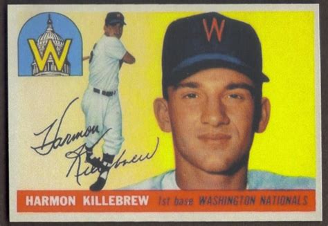 HARMON KILLEBREW Novelty Rookie RP Card 124 Nationals 1955 T - Etsy