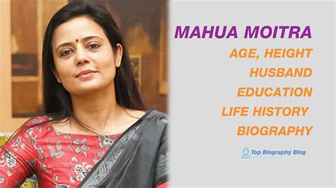 Mahua Moitra, Husband, Wiki, Age, Life history, Biography