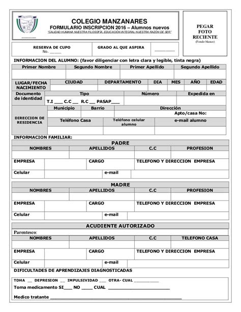 Ejemplos De Formularios - Consejos