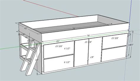 Woodworking Plans Captains Bed Twin Plans PDF Plans