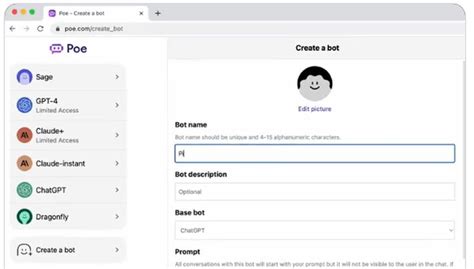 Poe ya permite que cualquiera pueda crear su propio chatbot personalizado