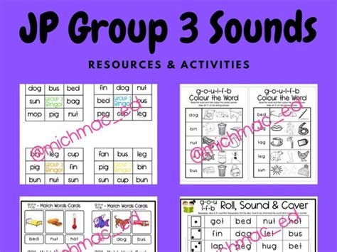 Phonics - g, o, u, l, f, d (Jolly Phonics Group 3) Sounding and Blending | Teaching Resources