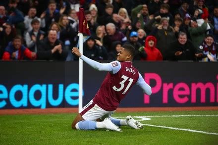 Leon Bailey Aston Villa Celebrates Scoring Editorial Stock Photo ...