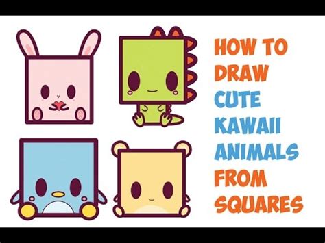 How To Draw Cute Kawaii Animals Step By Step - In this step by step ...