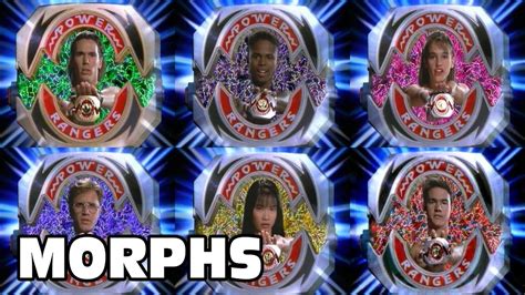 All Power Rangers Morphing Sequences