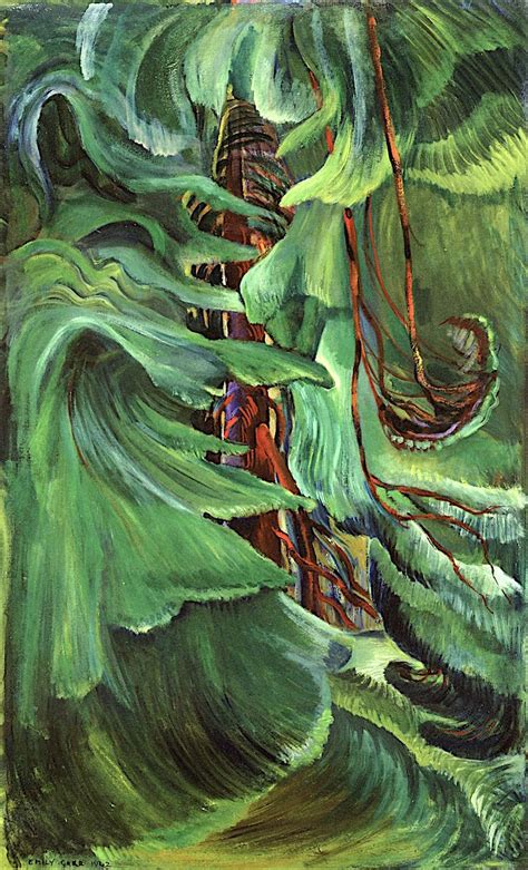 Cedar, 1942. Emily Carr | Emily carr, Vancouver art gallery, Emily carr paintings