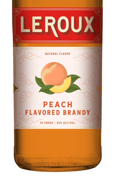 Leroux® Peach Flavored Brandy • Leroux