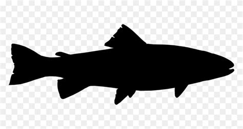 Salmon Clipart Black And White - FlyClipart