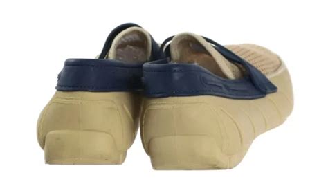 ROBERT WAYNE FLOATS Yatch Men's Boat Shoes Size 8 Rubber Tan Blue $34.20 - PicClick