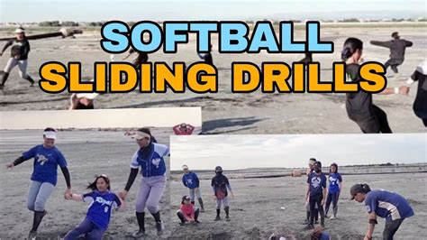 HOW TO SLIDE IN SOFTBALL and BASEBALL . (BASIC SLIDING DRILLS). - YouTube