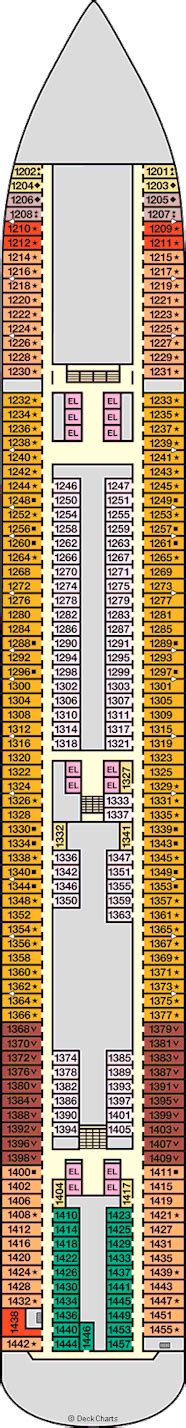 Carnival Dream Deck Plans: Ship Layout, Staterooms & Map - Cruise Critic