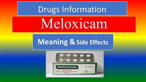 MELOXICAM - Overview & Side effects - YouTube