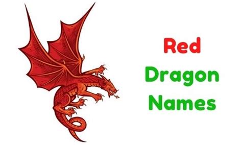 {1000+} » Red Dragon Names » [ Funny + Unique + Famous + Badass ]