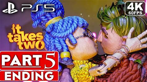 IT TAKES TWO ENDING Gameplay Walkthrough Part 5 [4K 60FPS PS5] - No ...