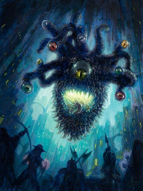 DnD - the Beholder Painting by Christopher Clark - Fine Art America