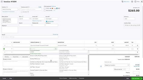 Create an Invoice in QuickBooks Online - Instructions