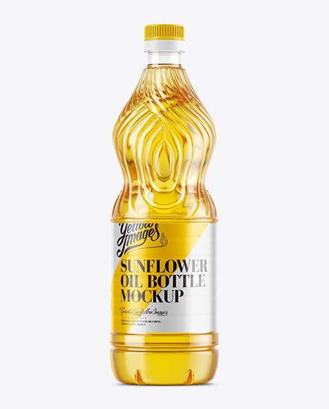 Sunflower Oil Bottle Mockup - Free Download Images High Quality PNG, JPG