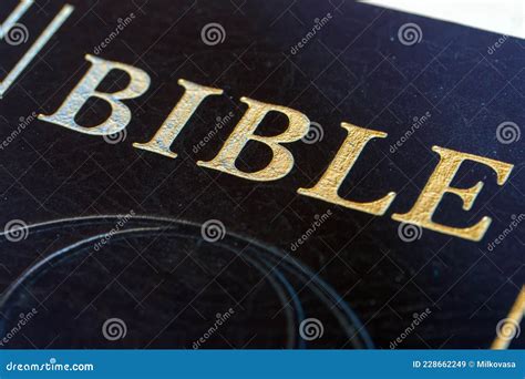 The Bible, a Collection of Religious Texts Stock Image - Image of pray ...