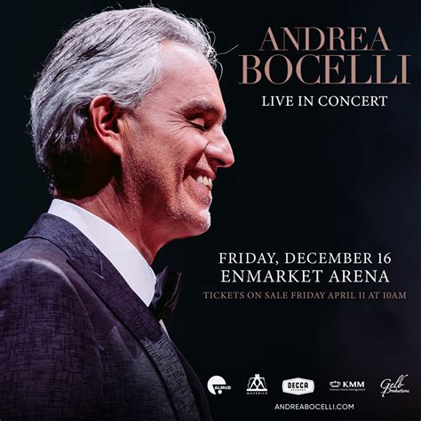 Andrea Bocelli | Enmarket Arena