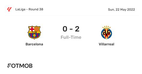 Barcelona vs Villarreal, LaLiga on Sun, May 22, 2022, 20:00 UTC