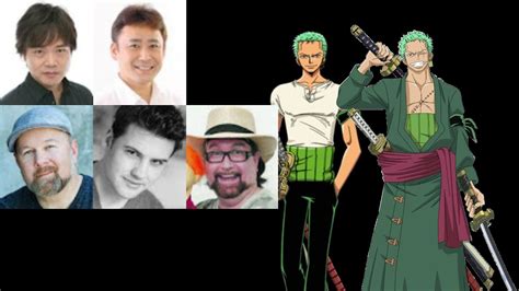 Anime Voice Comparison- Roronoa Zoro (One Piece) - YouTube