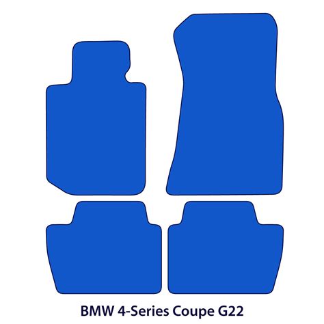 BMW 4-Series Floor Mats - Coupe G22 G82 - 4 Logo