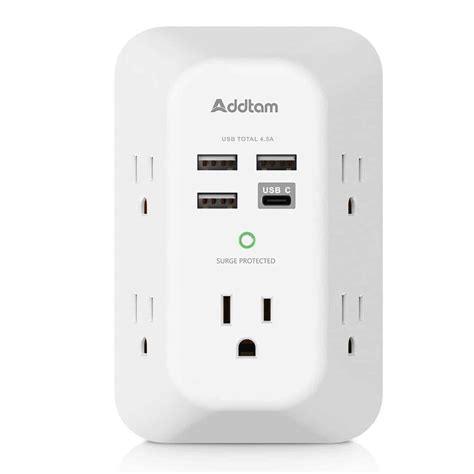 Top 10 Best Wall Surge Protector with USB Ports in 2021 Reviews