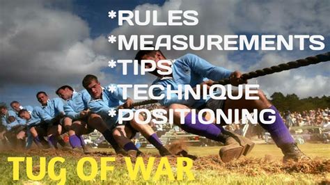 Tug of war rules and measurements/tug of war tips/part-1 - YouTube