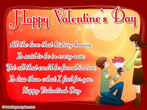 Romantic Valentine Messages ~ Top Ten Quotes