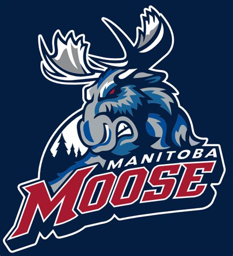 Manitoba Moose logo | Moose logo, Hockey logos, Sports team logos