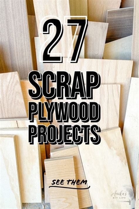 27 EASY Scrap Plywood Project Ideas - Anika's DIY Life