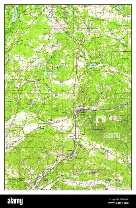 Tenino, Washington, map 1949, 1:62500, United States of America by Timeless Maps, data U.S ...