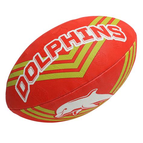 The Dolphins 2023 NRL Steeden Rugby League Football Size 11 Inches!